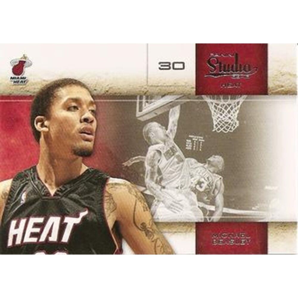 2009 Studio Basketball Card - #68 Michael Beasley